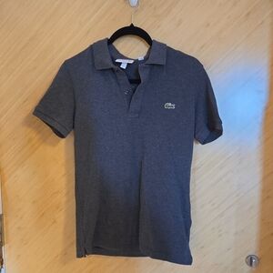 Lacoste Men's Charcoal Polo Shirt